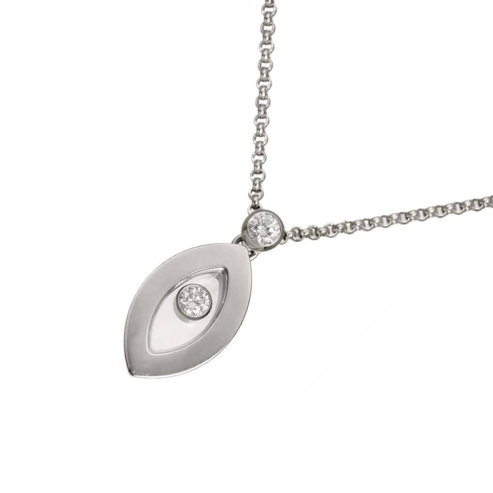 CHOPARD 18k Silver Diamond Necklace